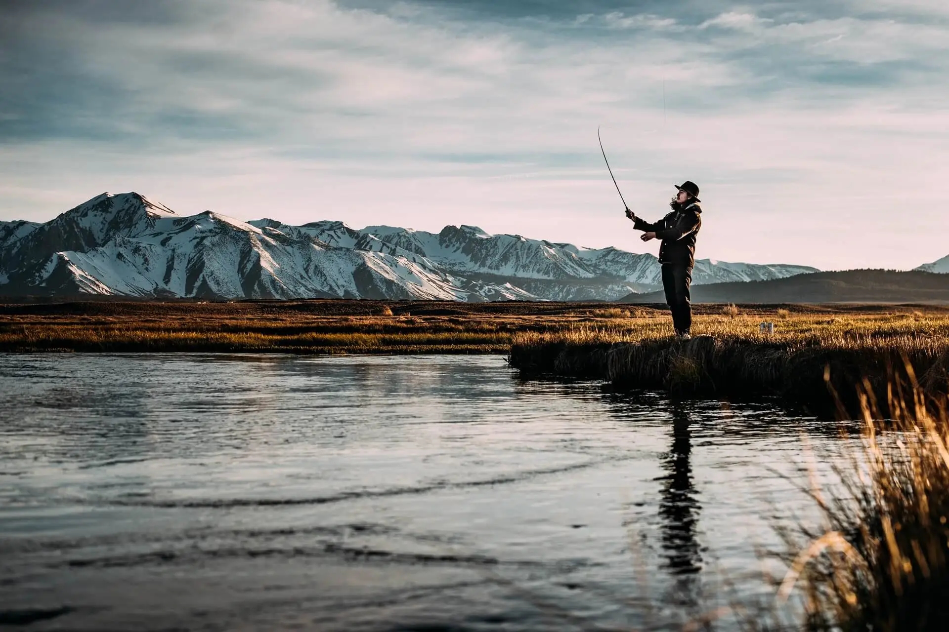 Fisherman at dawn